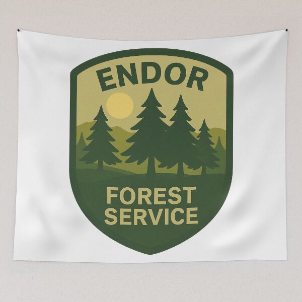 Item preview, Endor Forest Service Badge designed and sold by UnitedVinyl.