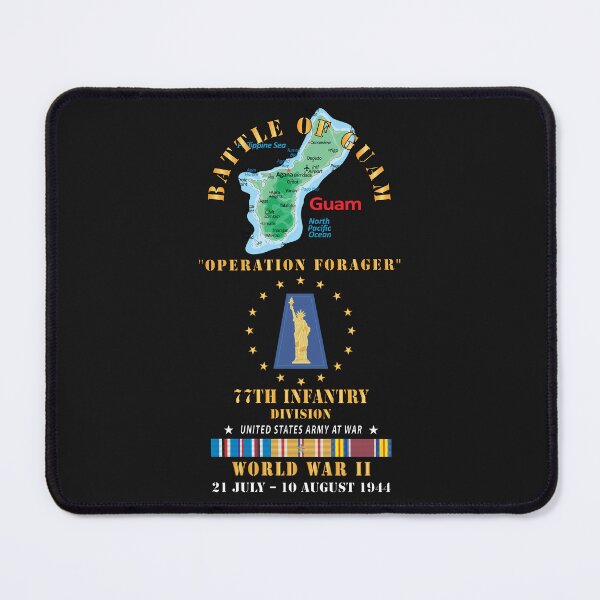 Item preview, Army - Battle for Guam - 77th Infantry Division - Operation Forager, PAC SVC X 300 designed and sold by Military Insignia Products.