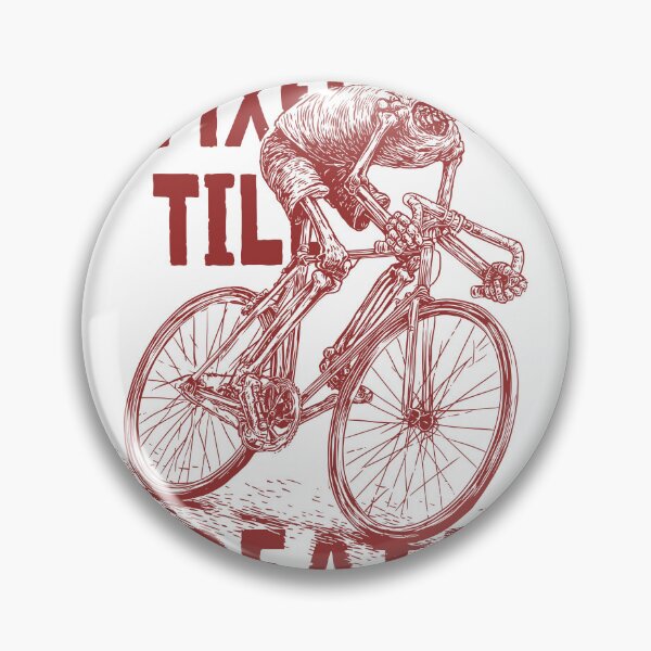 Item preview, FIXED TILL DEATH – Skeleton Fixed Gear Rider | Urban Cycling Art designed and sold by Absyntart.