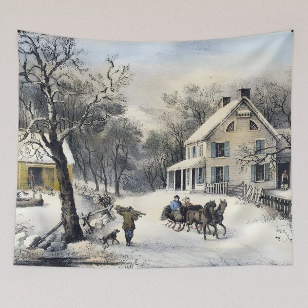 Item preview, American Homestead Winter designed and sold by Jon-Baran.