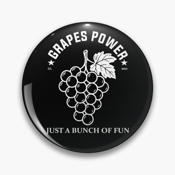 Artikelvorschau, Weintrauben Design – Grapes Power Fun entworfen und verkauft von RetroMaritalArt.