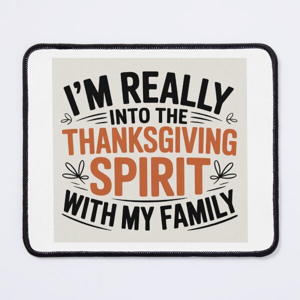 Item preview, THANKSGIVING SPIRIT WITH MY FAMILY T-SHIRT designed and sold by Monrue66 .