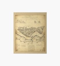 Original West Point Survey Map October 24th-27th 1783 Art Board