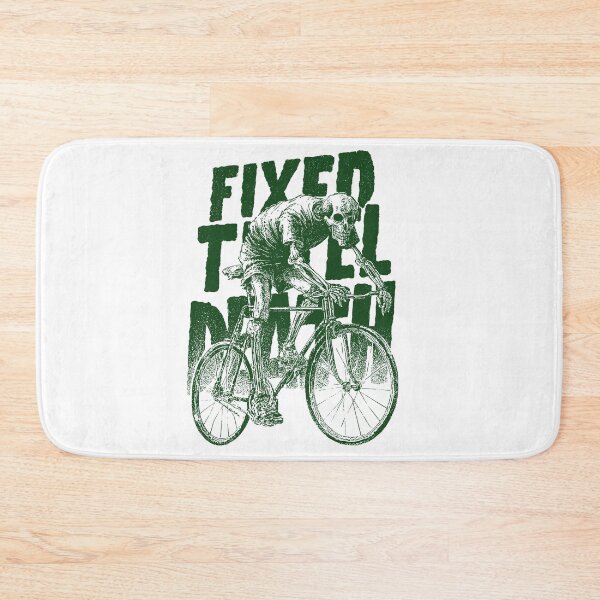 Item preview, FIXED TILL DEATH – Skeleton Fixed Gear Rider | Urban Cycling Art designed and sold by Absyntart.