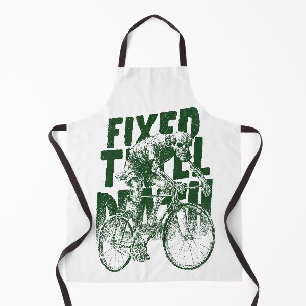 Item preview, FIXED TILL DEATH – Skeleton Fixed Gear Rider | Urban Cycling Art designed and sold by Absyntart.