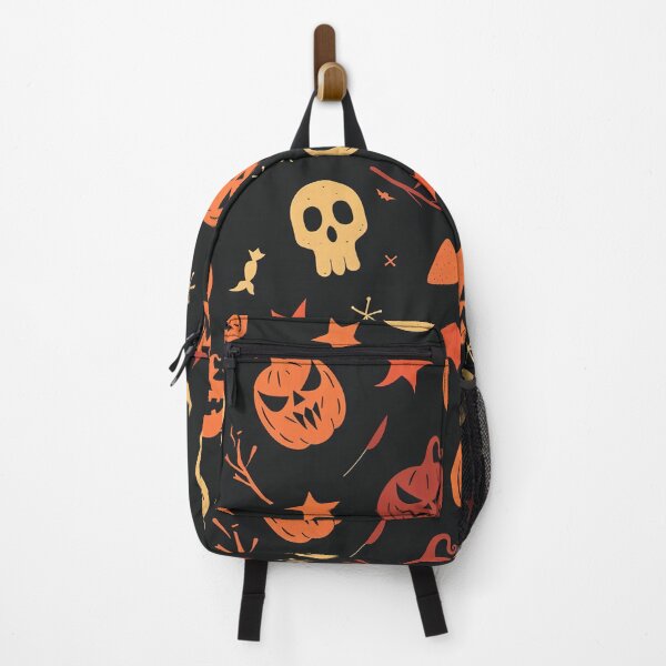 Item preview, Halloween Pattern with Pumpkins, Bats, Skeletons designed and sold by Steve Wilfong.