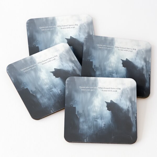 Item preview, Portuguese Idiom Hunts With Cats designed and sold by Abstractarium.