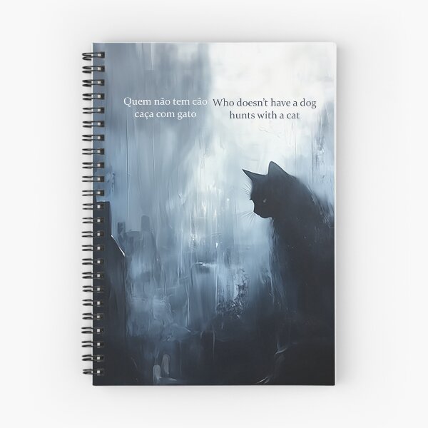 Item preview, Portuguese Idiom Hunts With Cats designed and sold by Abstractarium.
