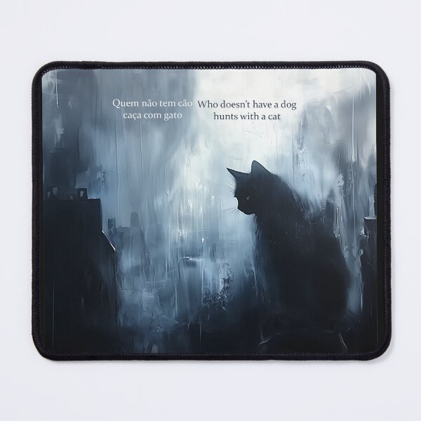 Item preview, Portuguese Idiom Hunts With Cats designed and sold by Abstractarium.