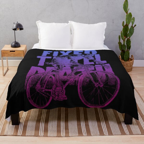 Item preview, FIXED TILL DEATH – Skeleton Fixed Gear Rider | Urban Cycling Art designed and sold by Absyntart.