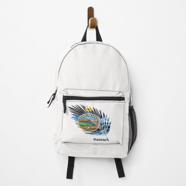 Item preview, Abstract Kansas Flag – Feather Shape Design designed and sold by ArteJorge48.