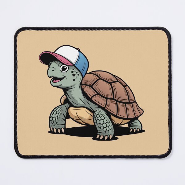 Item preview, Cool Cartoon Turtle with Cap – Fun Animal Character Illustration designed and sold by Royalsticker.