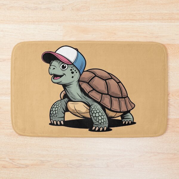 Item preview, Cool Cartoon Turtle with Cap – Fun Animal Character Illustration designed and sold by Royalsticker.