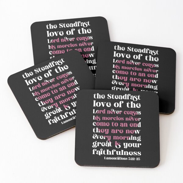 Item preview, The Steadfast Love of the Lord - Lamentations 3:22-23 Bible Verse Design designed and sold by Alondra.