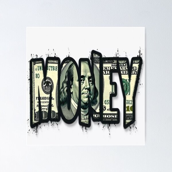 Artikelvorschau, Geld-Graffiti-Kunstwerk entworfen und verkauft von NivyasArtistry.