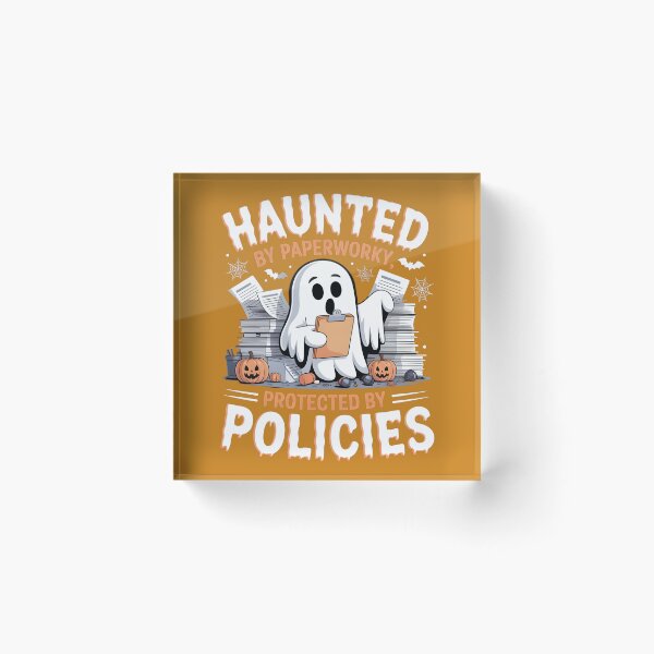 Item preview, Haunted by Paperwork Ghost designed and sold by PeteLawliiet.