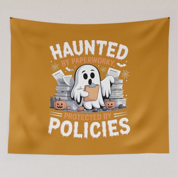 Item preview, Haunted by Paperwork Ghost designed and sold by PeteLawliiet.