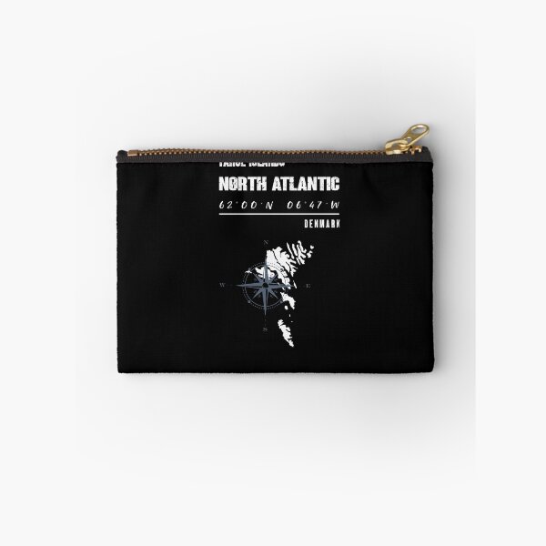 Item preview, Faroe Islands Map With Coordinates In The North designed and sold by sbachstroem.