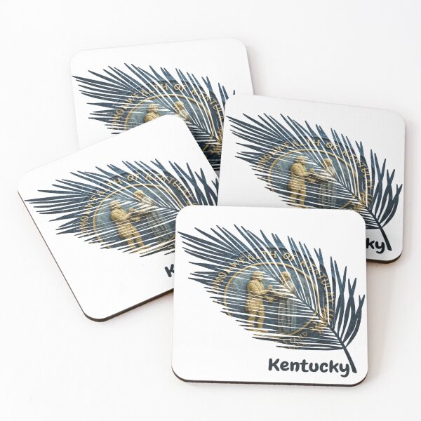 Item preview, Abstract Kentucky Flag – Feather Shape Design designed and sold by ArteJorge48.