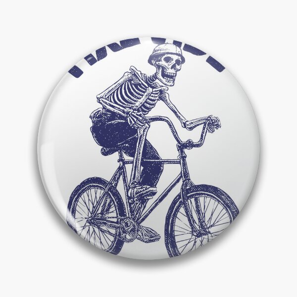 Item preview, FIXIE VIBE – Skeleton Fixed Gear Rider designed and sold by Absyntart.