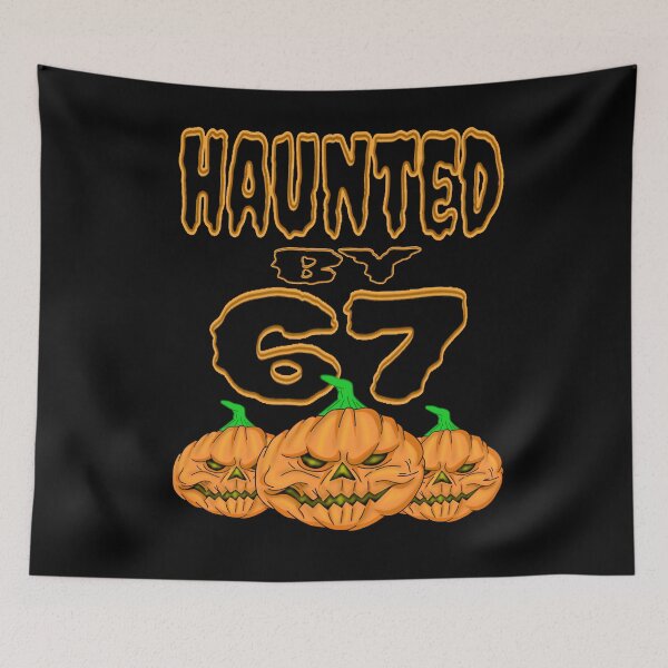 Item preview, Haunted by 67 – funny ghost and pumpkin halloween costume designed and sold by TheEndDesign.