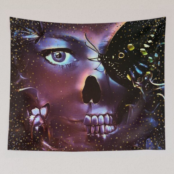 Item preview, Butterfly and Skull designed and sold by Vanessa Hogle.