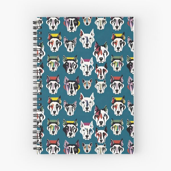 Item preview, "Colorful Dog Faces – Abstract Pop Art Grid" designed and sold by dreampik.