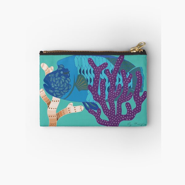 Item preview, Fish Wrasse with Coral Genuine Aboriginal Art 3 designed and sold by wigilwigil.