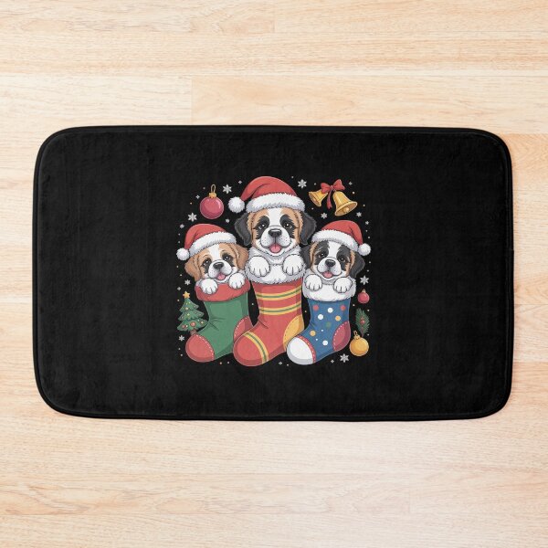 Item preview, Bernedoodle Dog in Christmas Xmas designed and sold by FranzFriesen.
