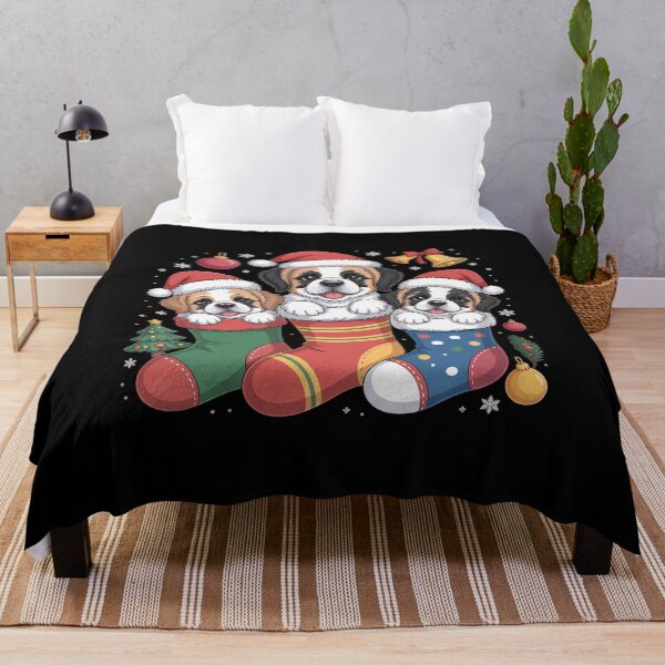Item preview, Bernedoodle Dog in Christmas Xmas designed and sold by FranzFriesen.
