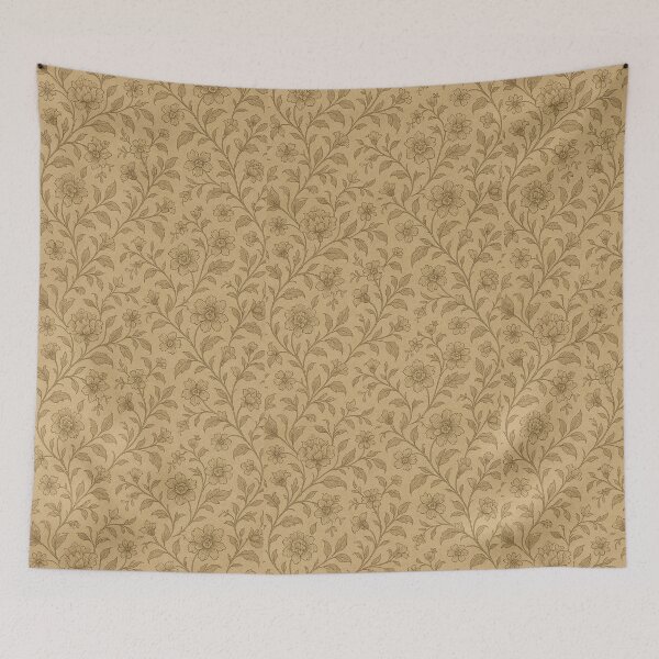 Item preview, Botanical Vines & Roses Vintage Pattern designed and sold by MiLaKK.
