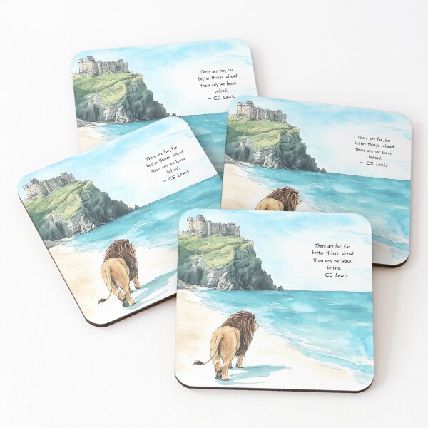 Item preview, Aslan On The Beach - There are far better things ahead than any we leave behind designed and sold by theartfulbeing.