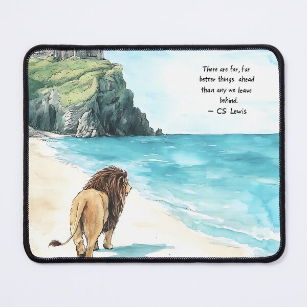 Item preview, Aslan On The Beach - There are far better things ahead than any we leave behind designed and sold by theartfulbeing.