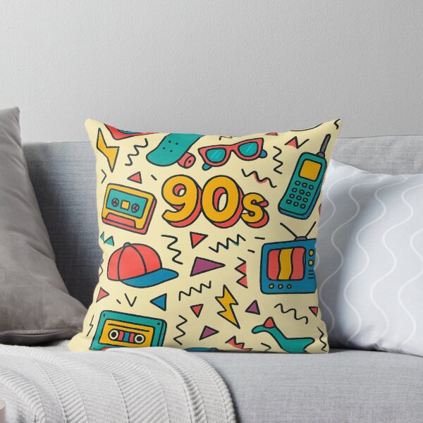 Item preview, Colorful 90s Nostalgia Doodle Pattern designed and sold by SholoStudio.