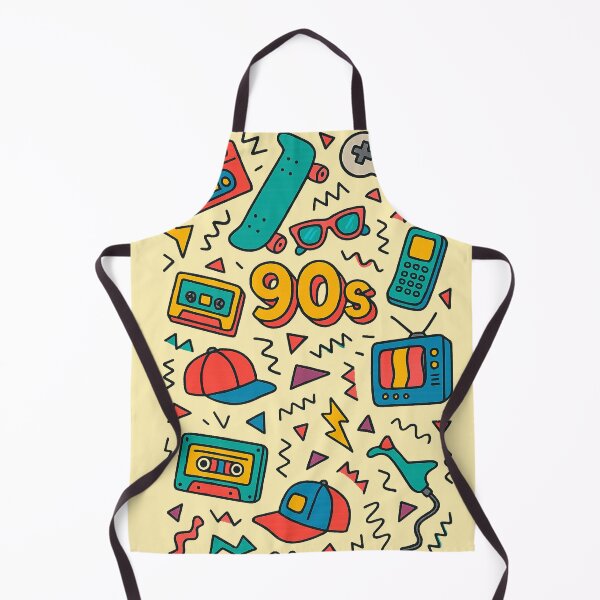 Item preview, Colorful 90s Nostalgia Doodle Pattern designed and sold by SholoStudio.