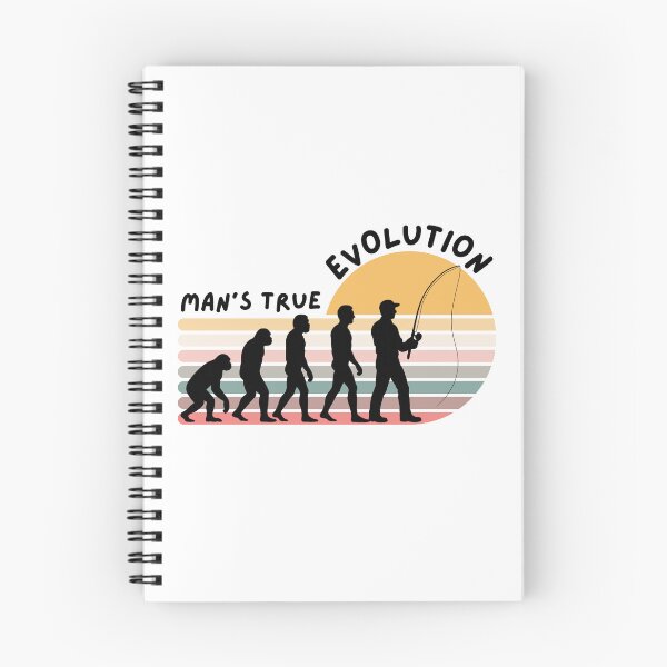 Item preview, True Man’s Evolution – Funny Fishing T-Shirt for Fishermen designed and sold by SVALANART.