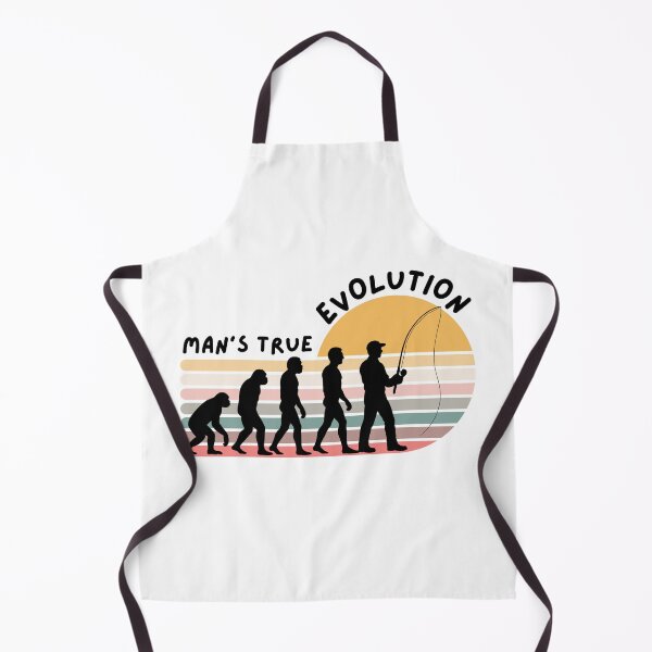 Item preview, True Man’s Evolution – Funny Fishing T-Shirt for Fishermen designed and sold by SVALANART.