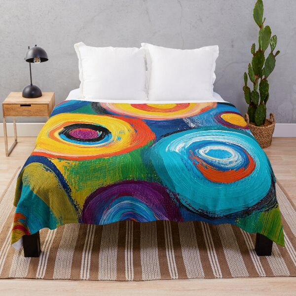 Item preview, Bold Edgy Colorful Circles Contemporary Abstract Modern Designs designed and sold by DEC02.