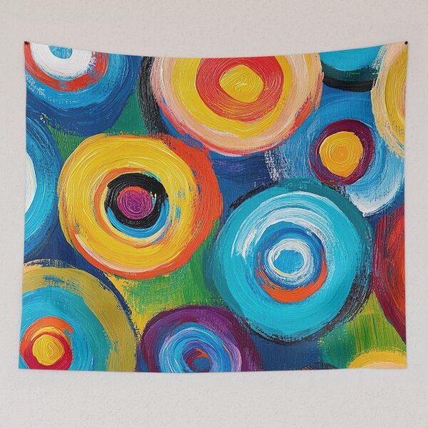 Item preview, Bold Edgy Colorful Circles Contemporary Abstract Modern Designs designed and sold by DEC02.