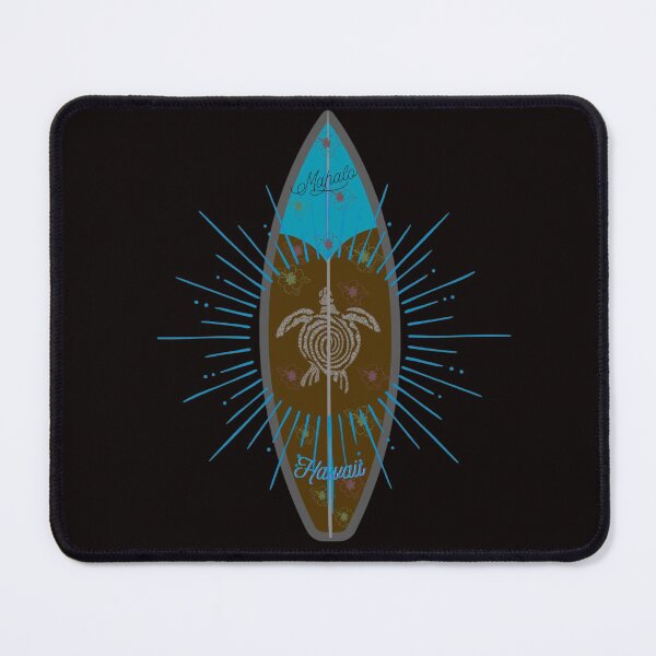 Item preview, Mahalo Hawaii Surfboard Turtle Design designed and sold by 8Q8 Style.