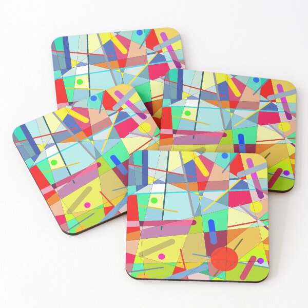 Item preview, Coloured prisms by SlowDad designed and sold by SlowDadArt.