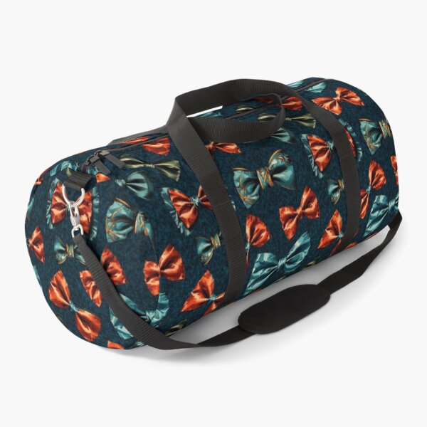 Item preview, Colorful Vintage Bowtie Illustration Pattern | Vintage Aesthetic | Blue Background designed and sold by UnhingedBird.