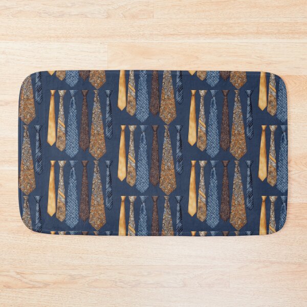 Item preview, Colorful Vintage Tie Illustration Pattern | Vintage Aesthetic | Blue Background designed and sold by UnhingedBird.
