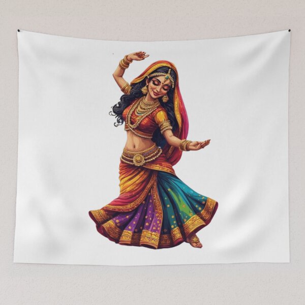 Item preview, Navratri Celebration – Vibrant Festival of Colors and Devotion designed and sold by Ditstyle.
