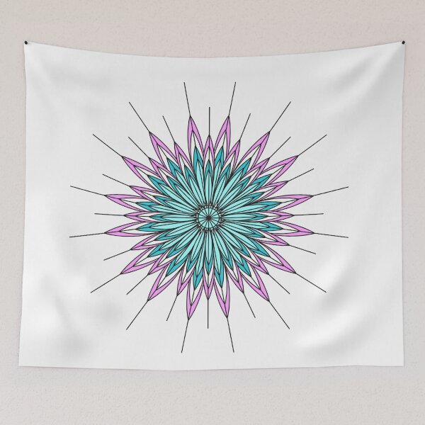Item preview, flor rosa abstracta designed and sold by CREATINERY.