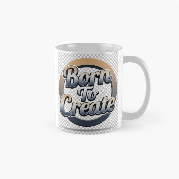 Item preview, Born To Create – 3D Artistic Motivation Design designed and sold by GogoVibes.