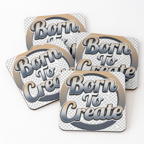Item preview, Born To Create – 3D Artistic Motivation Design designed and sold by GogoVibes.