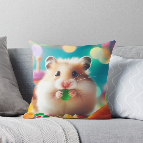 Item preview, Brain Snacks Only – Funny Zombie Hamster Halloween designed and sold by MysticOMG.