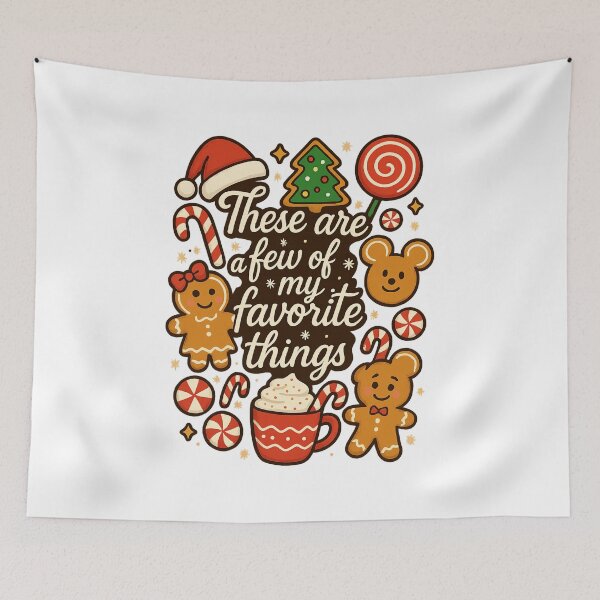 Item preview, These Are a Few of My Favorite Things – Festive Christmas Treats T-Shirt designed and sold by DailyDrivesct.