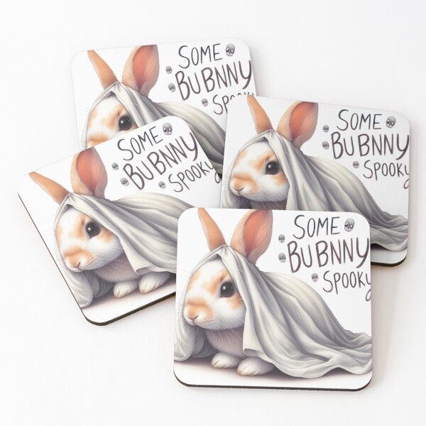 Item preview, Somebunny Spooky – Cute Ghost Bunny Halloween designed and sold by MysticOMG.